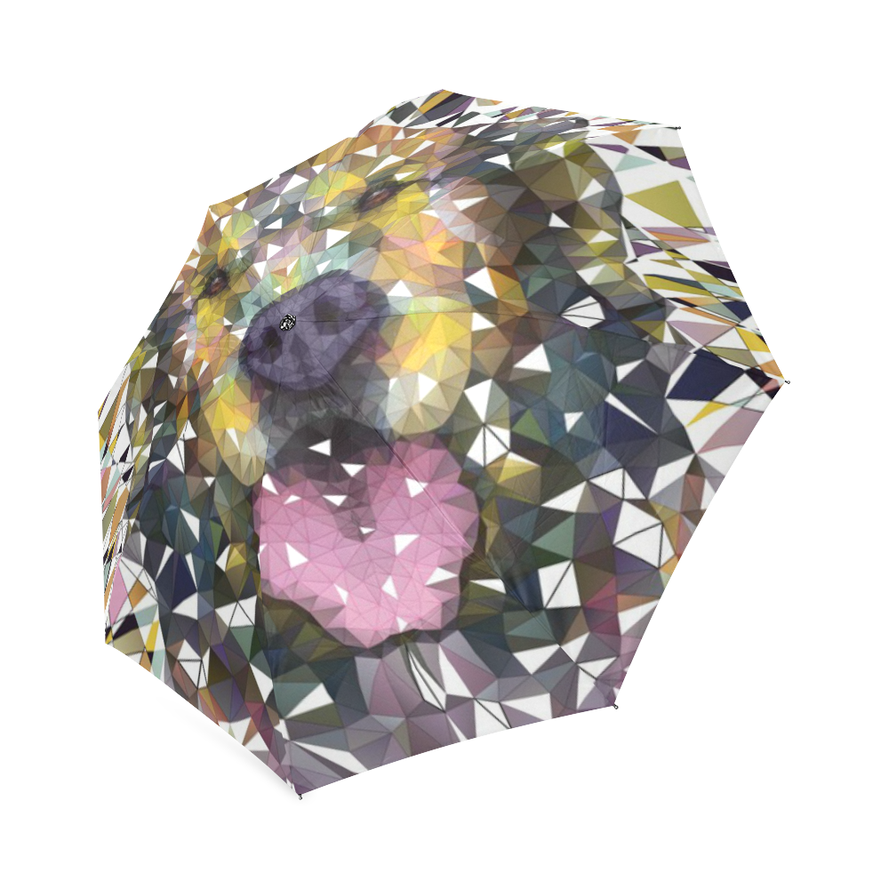 rainbow dog Foldable Umbrella (Model U01)