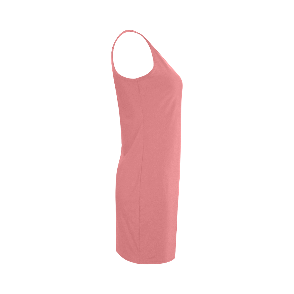 Tea Rose Color Accent Medea Vest Dress (Model D06)