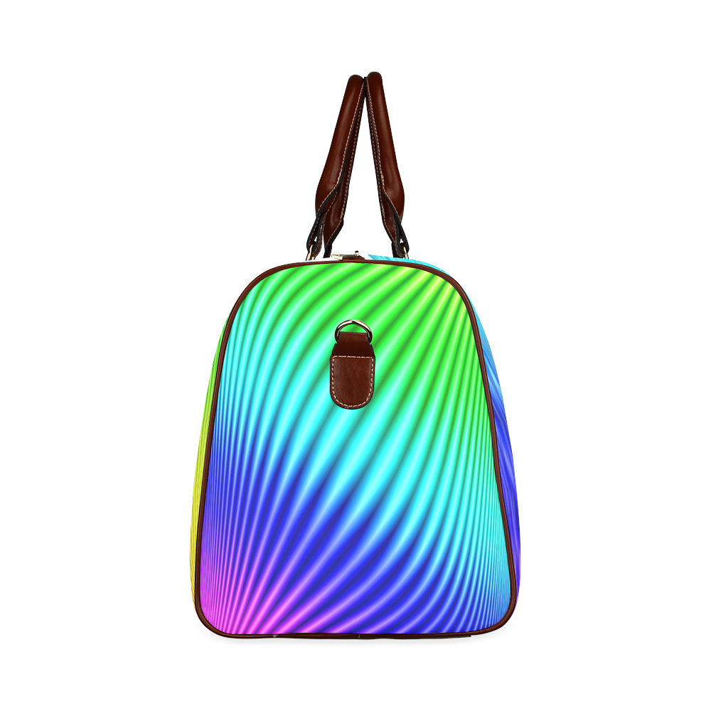 Rainbow Waterproof Travel Bag/Small (Model 1639)