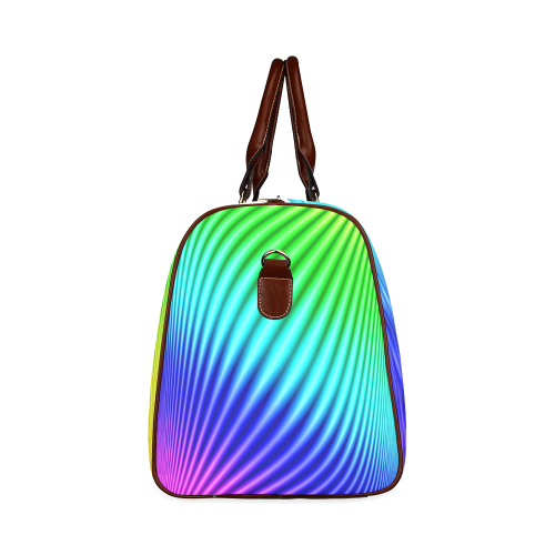 Rainbow Waterproof Travel Bag/Small (Model 1639)