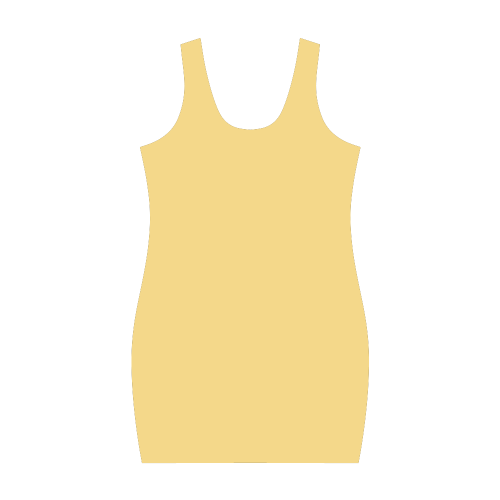 Lemon Drop Color Accent Medea Vest Dress (Model D06)