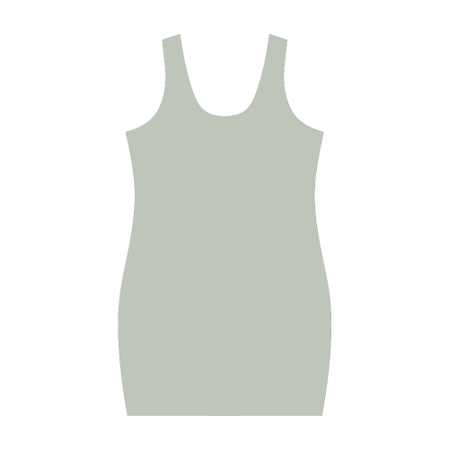 Sea Foam Color Accent Medea Vest Dress (Model D06)