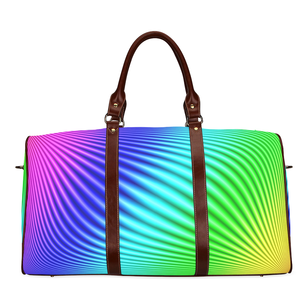 Rainbow Waterproof Travel Bag/Small (Model 1639)