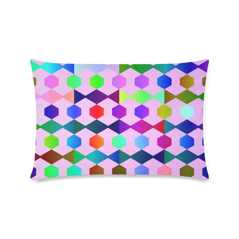 funny vivid pattern 3 Custom Zippered Pillow Case 16"x24"(Twin Sides)
