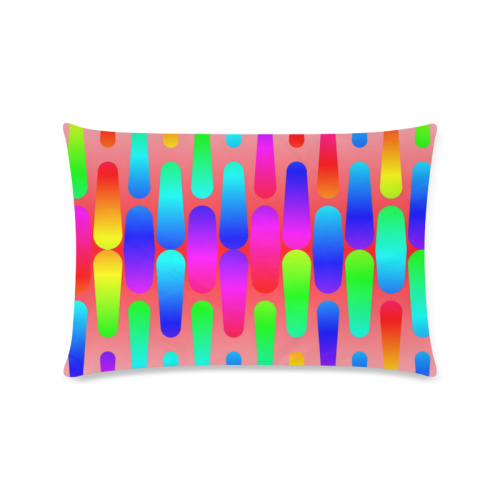 funny vivid pattern 8 Custom Zippered Pillow Case 16"x24"(Twin Sides)