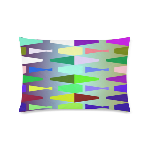 funny vivid pattern 4 Custom Zippered Pillow Case 16"x24"(Twin Sides)
