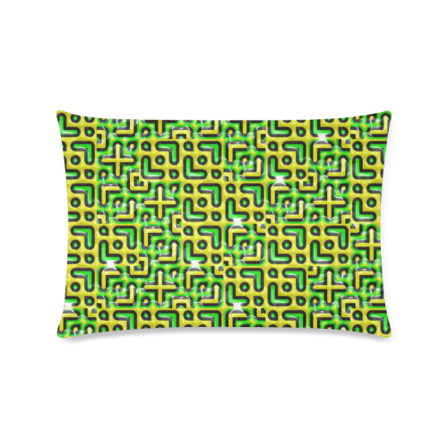 funny vivid pattern 6 Custom Zippered Pillow Case 16"x24"(Twin Sides)