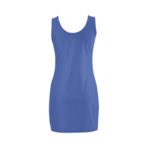 Dazzling Blue Color Accent Medea Vest Dress (Model D06)