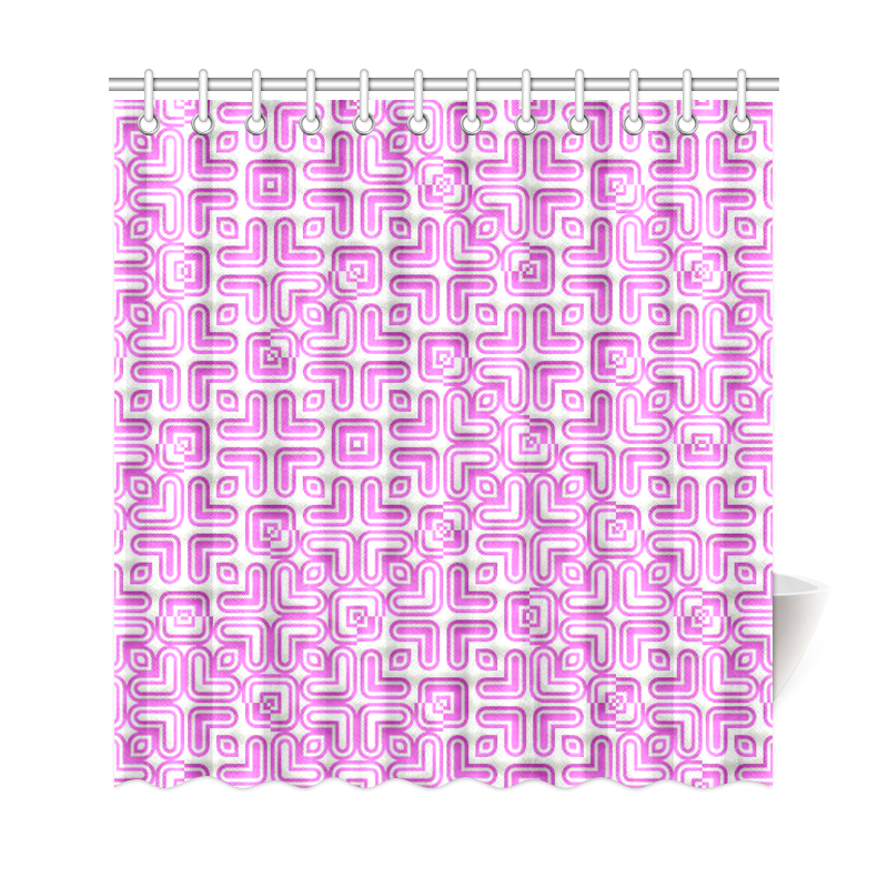 funny vivid pattern 7 Shower Curtain 69"x72"