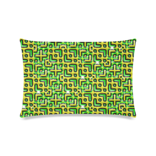 funny vivid pattern 6 Custom Zippered Pillow Case 16"x24"(Twin Sides)
