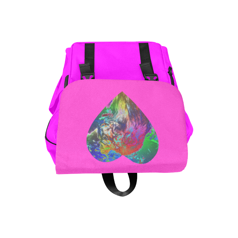 NEON Lion Casual Shoulders Backpack (Model 1623)