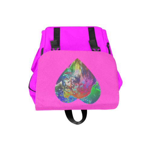 NEON Lion Casual Shoulders Backpack (Model 1623)