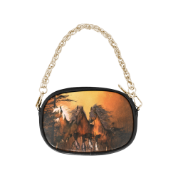 Horses Chain Purse (Model 1626)