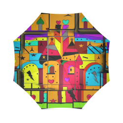 Popart by Nico Bielow Foldable Umbrella (Model U01)