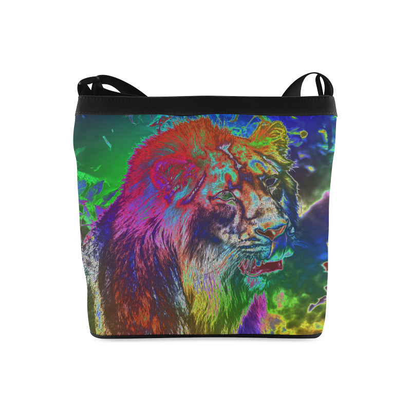 NEON Lion Crossbody Bags (Model 1613)