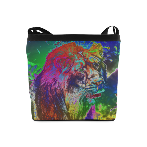 NEON Lion Crossbody Bags (Model 1613)