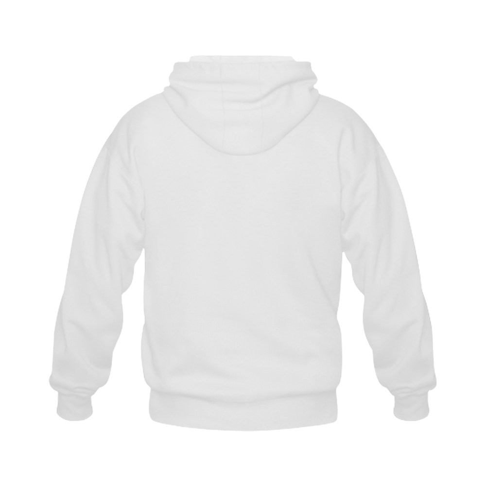 best dad grey father Gildan Full Zip Hooded Sweatshirt (Model H02)