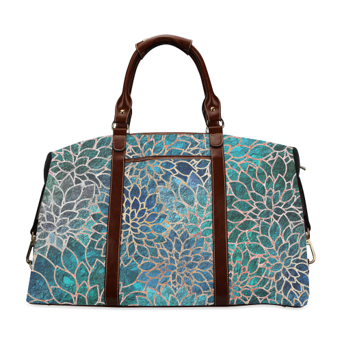 Floral Abstract 1 Classic Travel Bag (Model 1643)