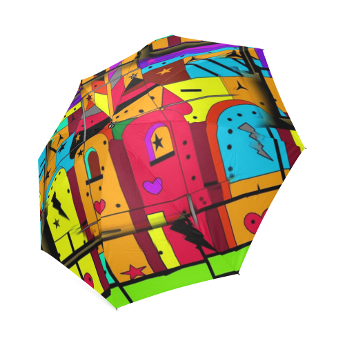 Popart by Nico Bielow Foldable Umbrella (Model U01)