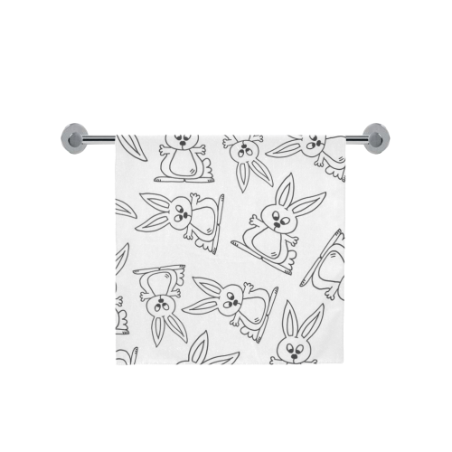 Bunny Pattern Bath Towel 30"x56"