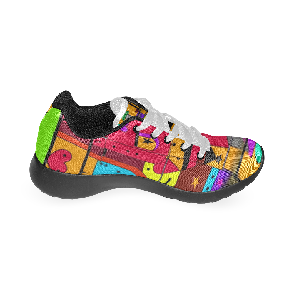 Popart for Men by Nico Bielow Men’s Running Shoes (Model 020)