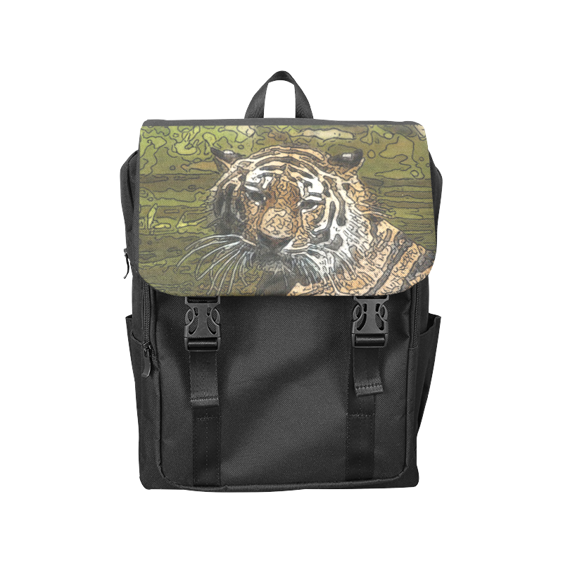 animal artstudion 15416 tiger Casual Shoulders Backpack (Model 1623)