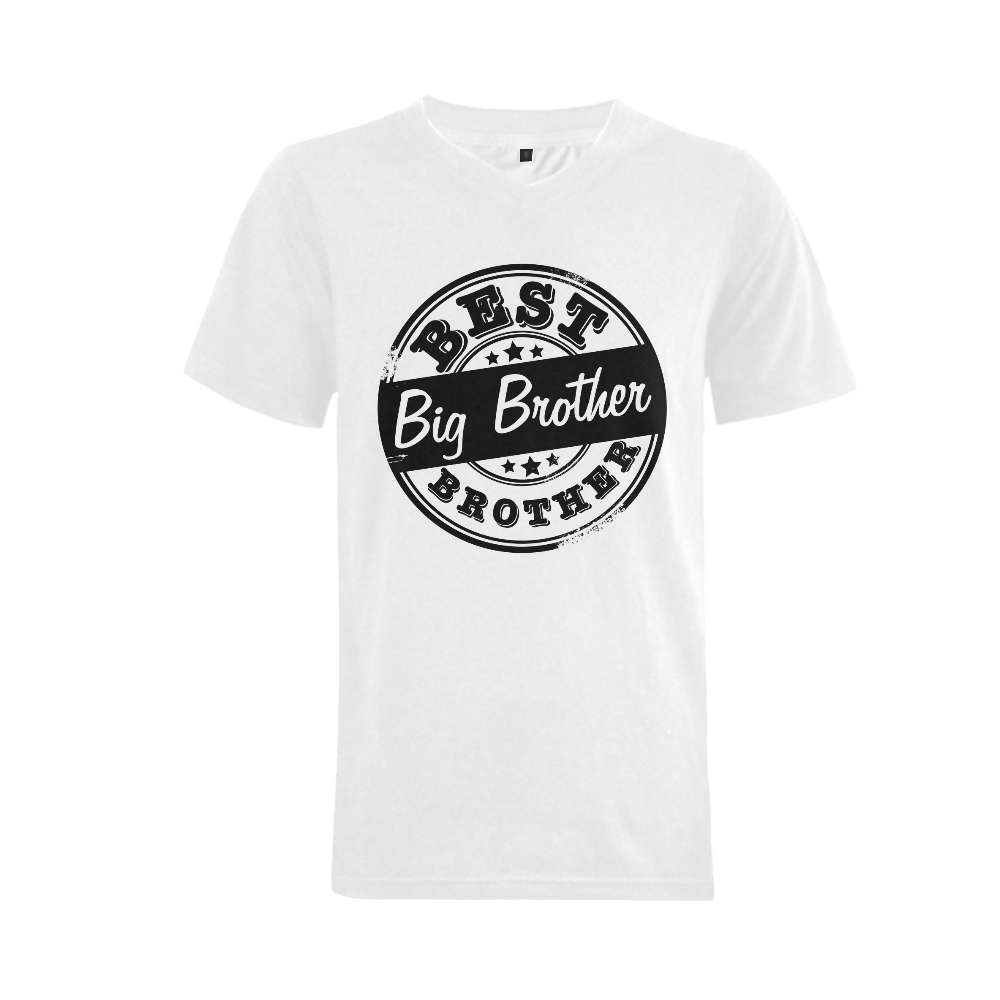best big brother black Men's V-Neck T-shirt (USA Size) (Model T10)