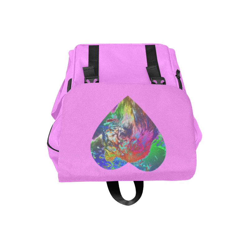 NEON Lion Casual Shoulders Backpack (Model 1623)