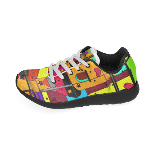 Popart for Men by Nico Bielow Men’s Running Shoes (Model 020)