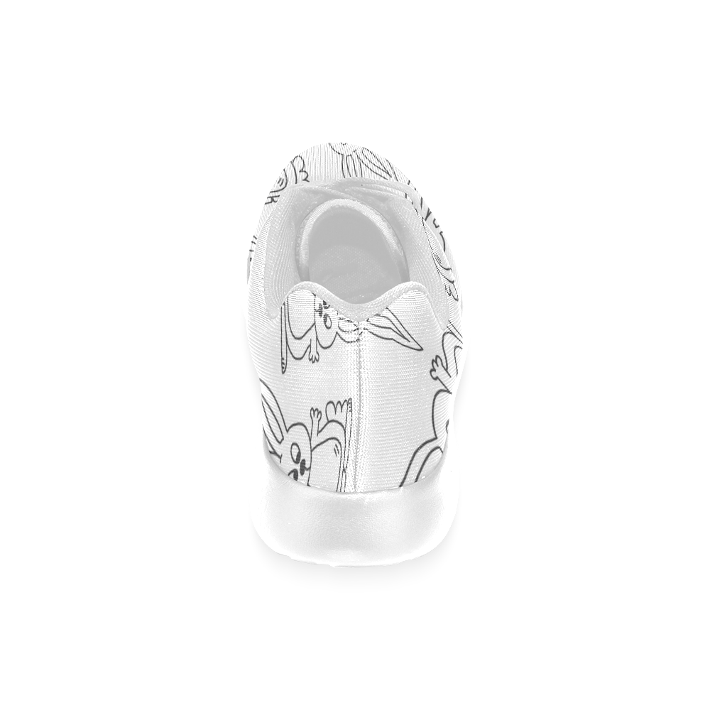 Bunny Pattern Women’s Running Shoes (Model 020)