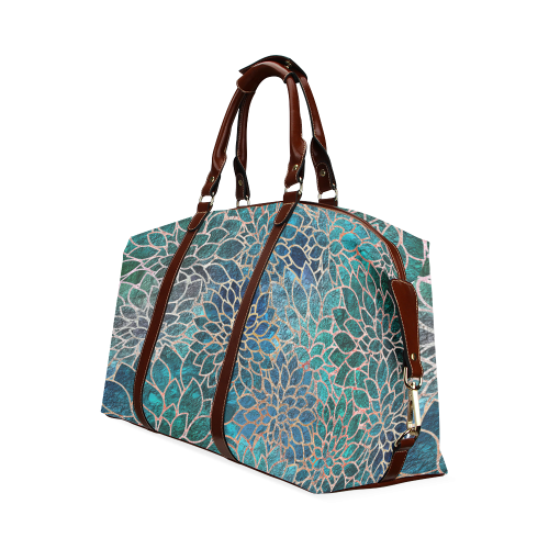 Floral Abstract 1 Classic Travel Bag (Model 1643)