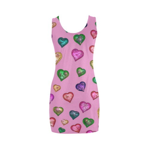 Shimmering hearts Medea Vest Dress (Model D06)