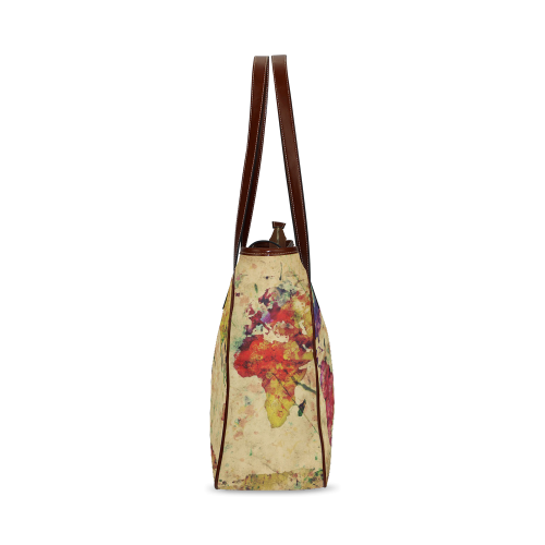 Retro style Old Map Classic Tote Bag (Model 1644)