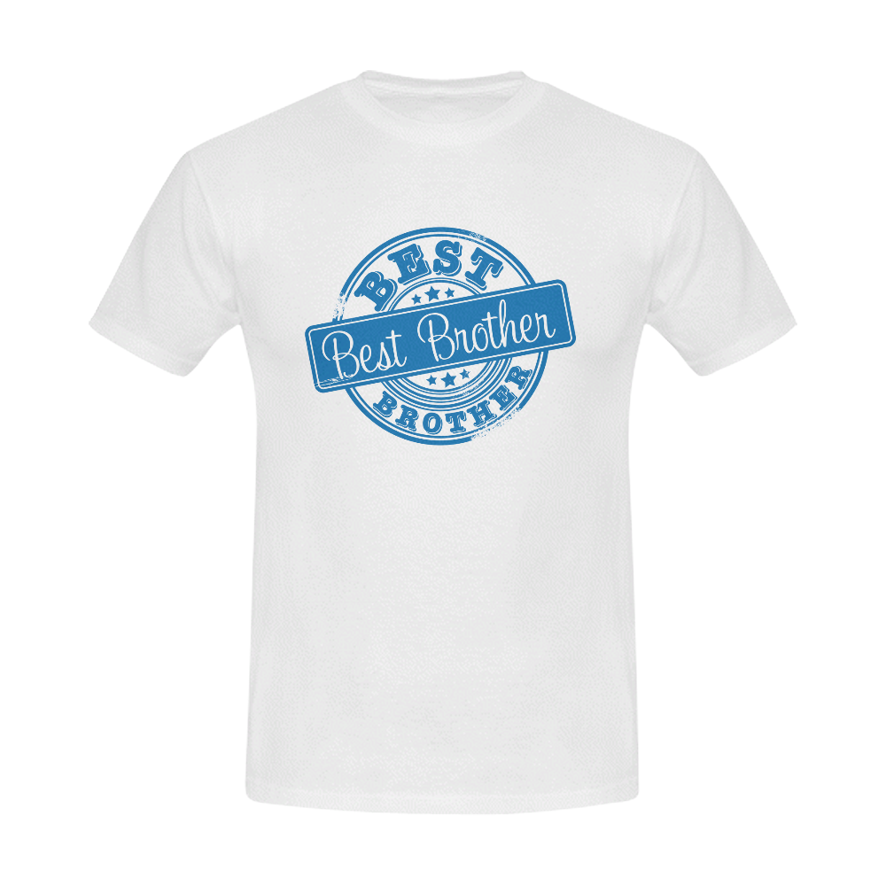 Best Brother Blue Men's Slim Fit T-shirt (Model T13)