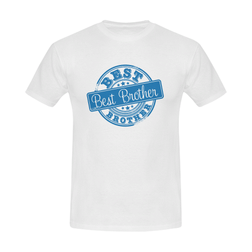 Best Brother Blue Men's Slim Fit T-shirt (Model T13)