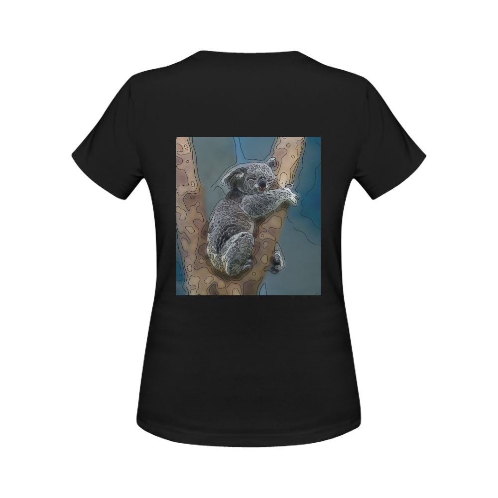 animal artstudion 16416 koala Women's Classic T-Shirt (Model T17）