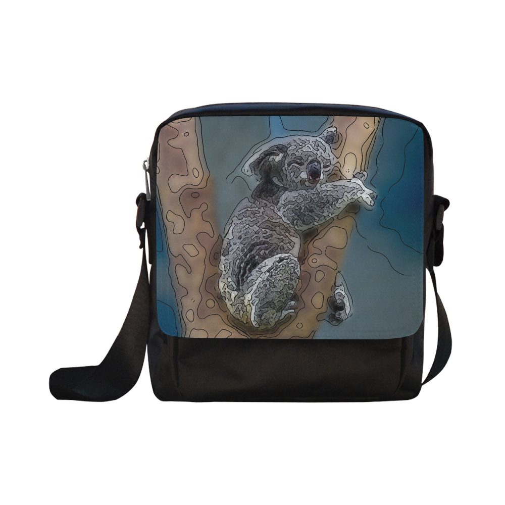 animal artstudion 16416 koala Crossbody Nylon Bags (Model 1633)