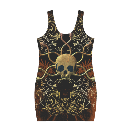 Amazing skull Medea Vest Dress (Model D06)