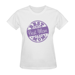 best mom purple mother Sunny Women's T-shirt (Model T05)