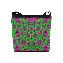 Fantasy Valentine in floral love and peace time Crossbody Bags (Model 1613)