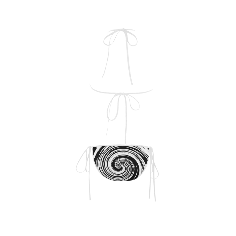 Black And White Custom Bikini Swimsuit ID D197076