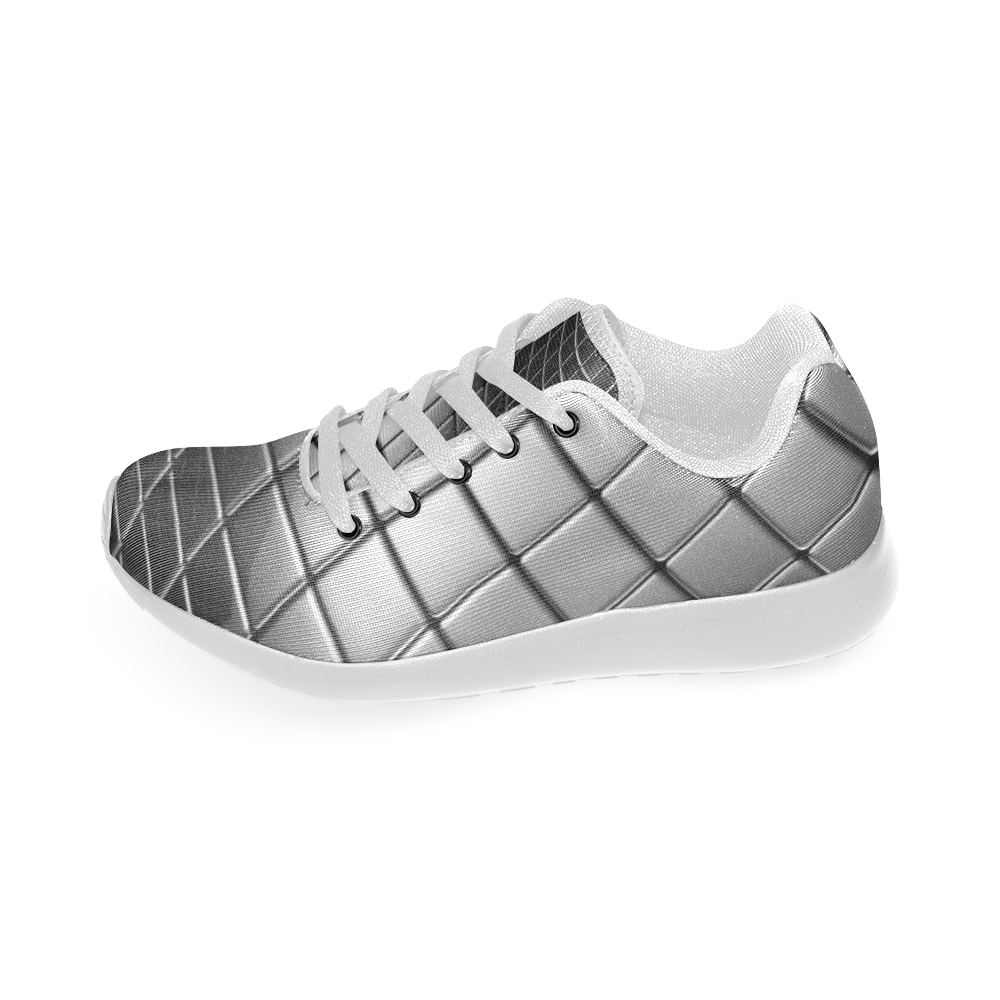 Silver Cubes Women’s Running Shoes (Model 020)