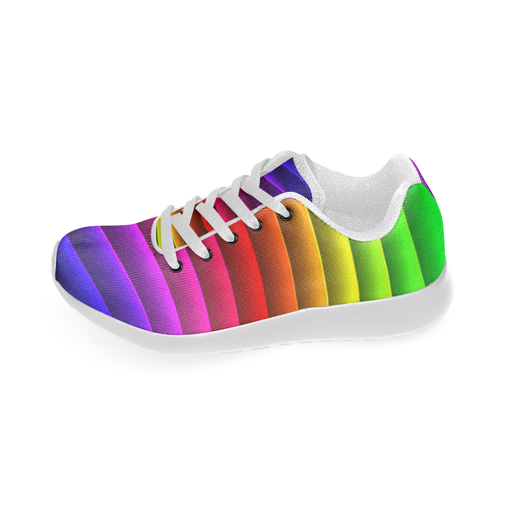 Colorful Rainbow Women’s Running Shoes (Model 020)