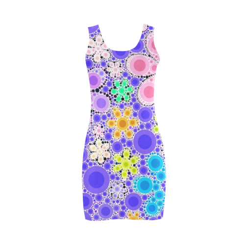 Bubble Flowers Medea Vest Dress (Model D06)
