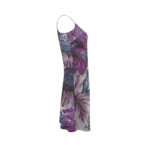 plastic flowers Alcestis Slip Dress (Model D05)