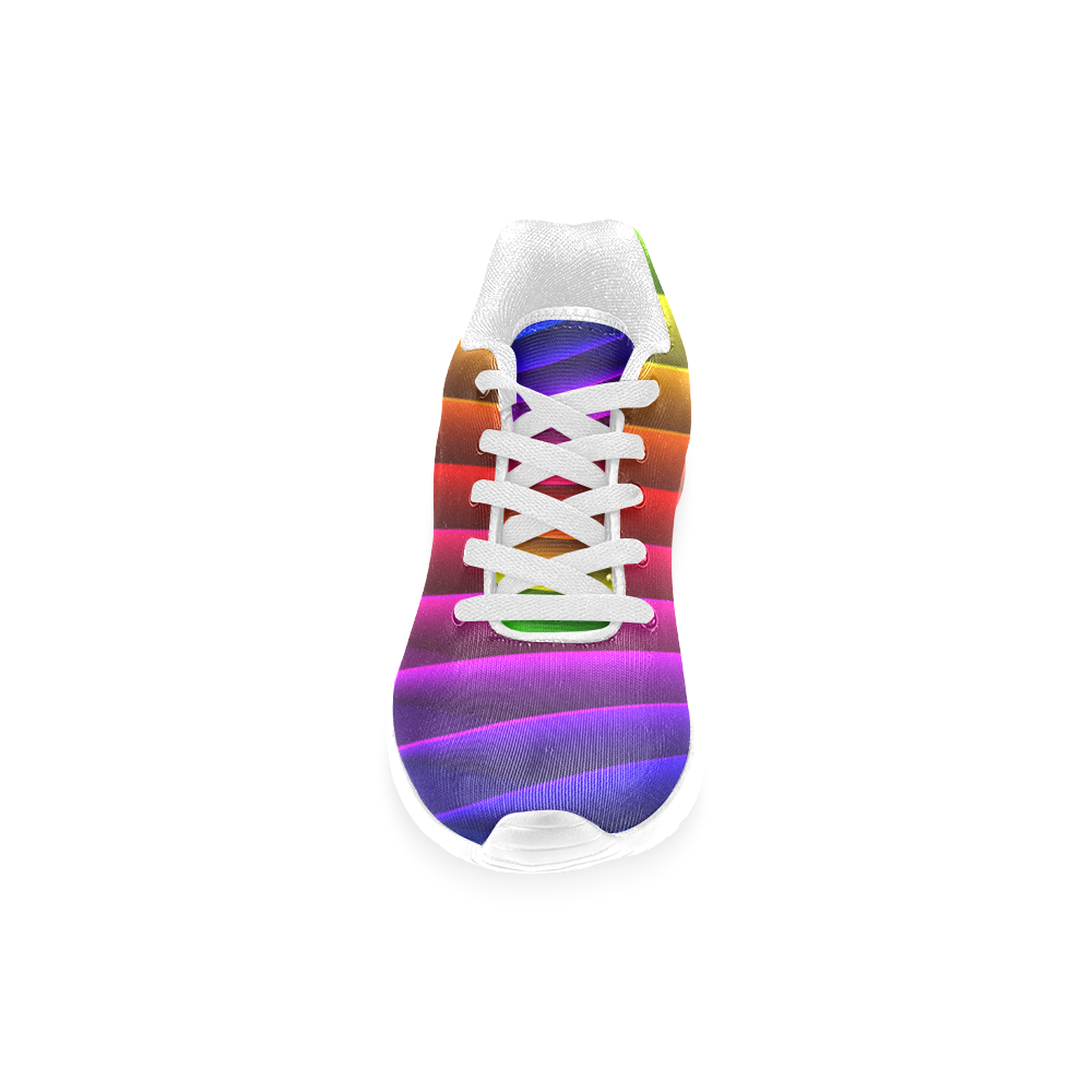 Colorful Rainbow Women’s Running Shoes (Model 020)