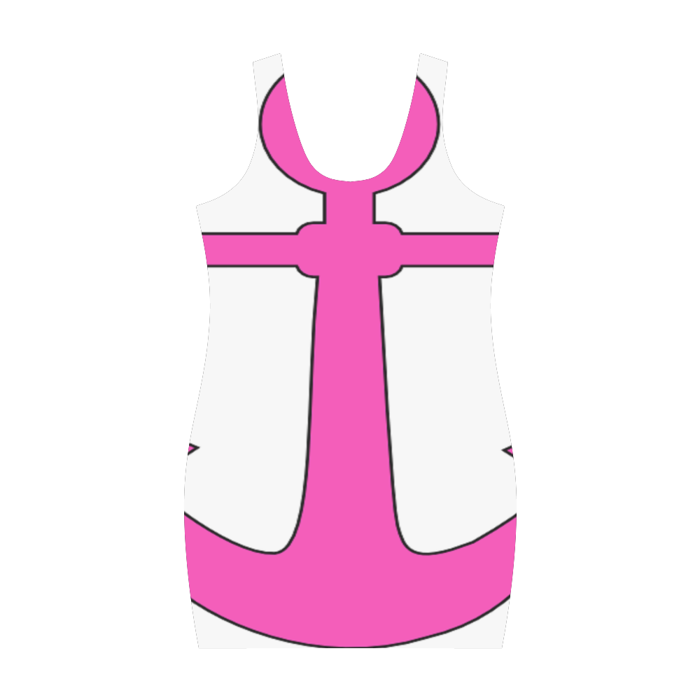 Pink Anchor Medea Vest Dress (Model D06)