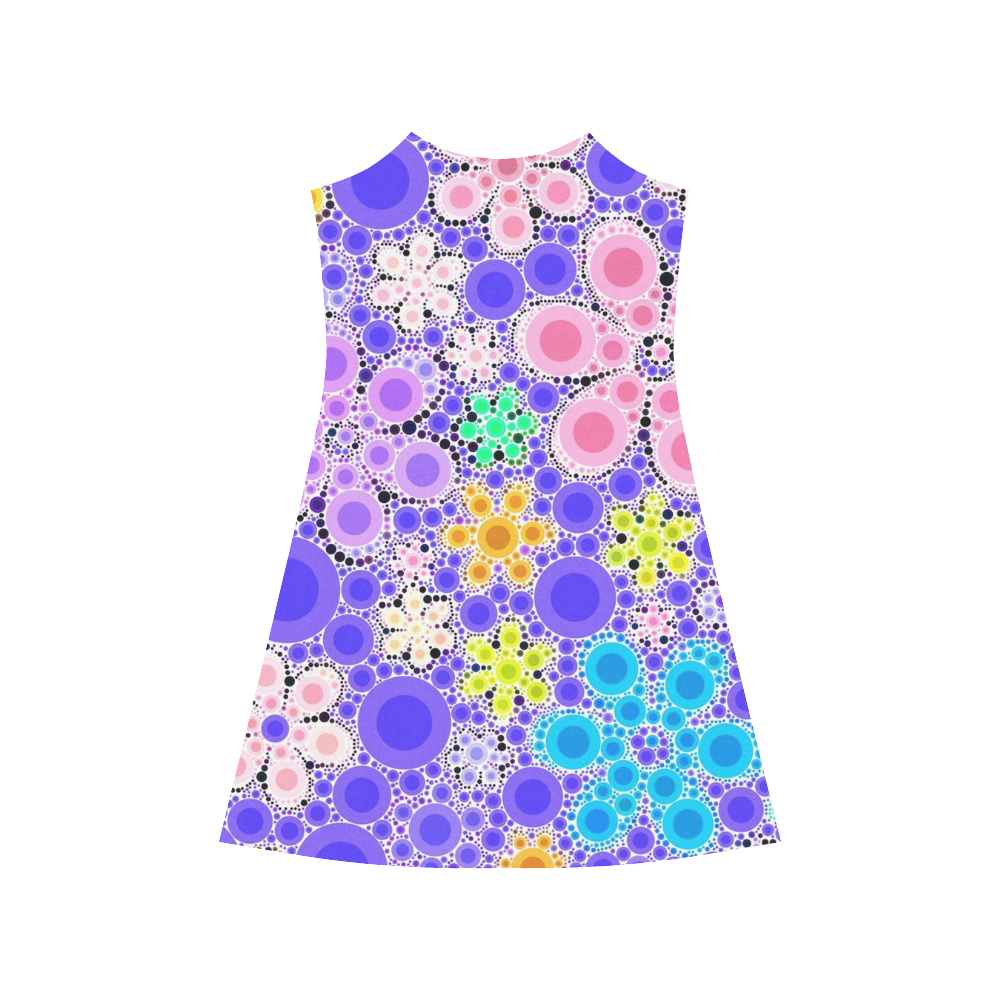 Bubble Flowers Alcestis Slip Dress (Model D05)
