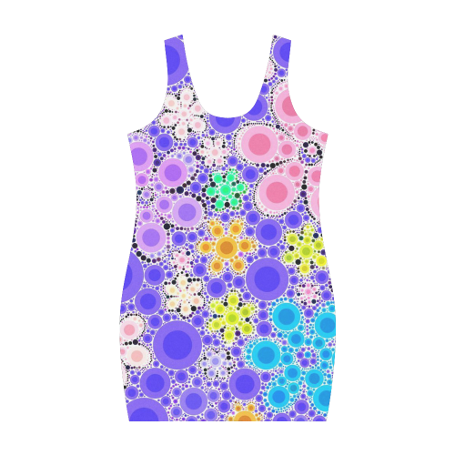 Bubble Flowers Medea Vest Dress (Model D06)