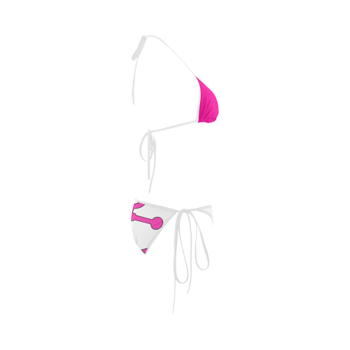 Pink Anchor Custom Bikini Swimsuit